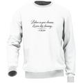 Felpa Unisex Streetwear con Frase Motivazionale – A.M Vesta design | Streetwear Premium | A.M Vesta | white