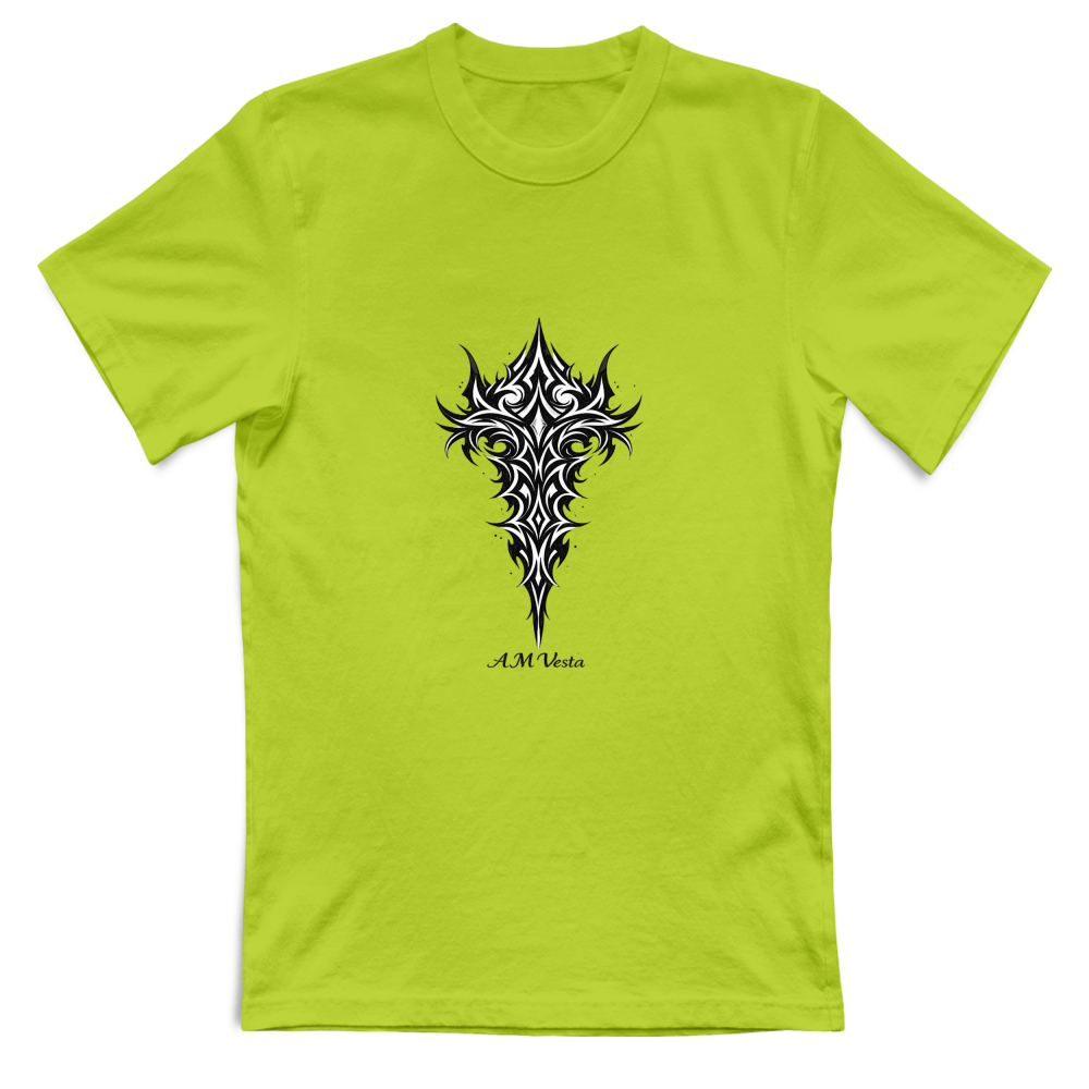T-Shirt Unisex Tribal - Design Esclusivo A.M Vesta | Streetwear Premium | A.M Vesta | kiwigreen