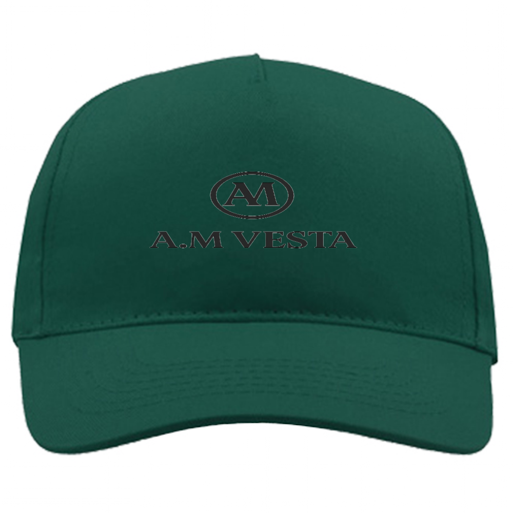 Baseball Cap Unisex - Cappellino Classico A.M Vesta. | Streetwear Premium | A.M Vesta | bottlegreen T.U.