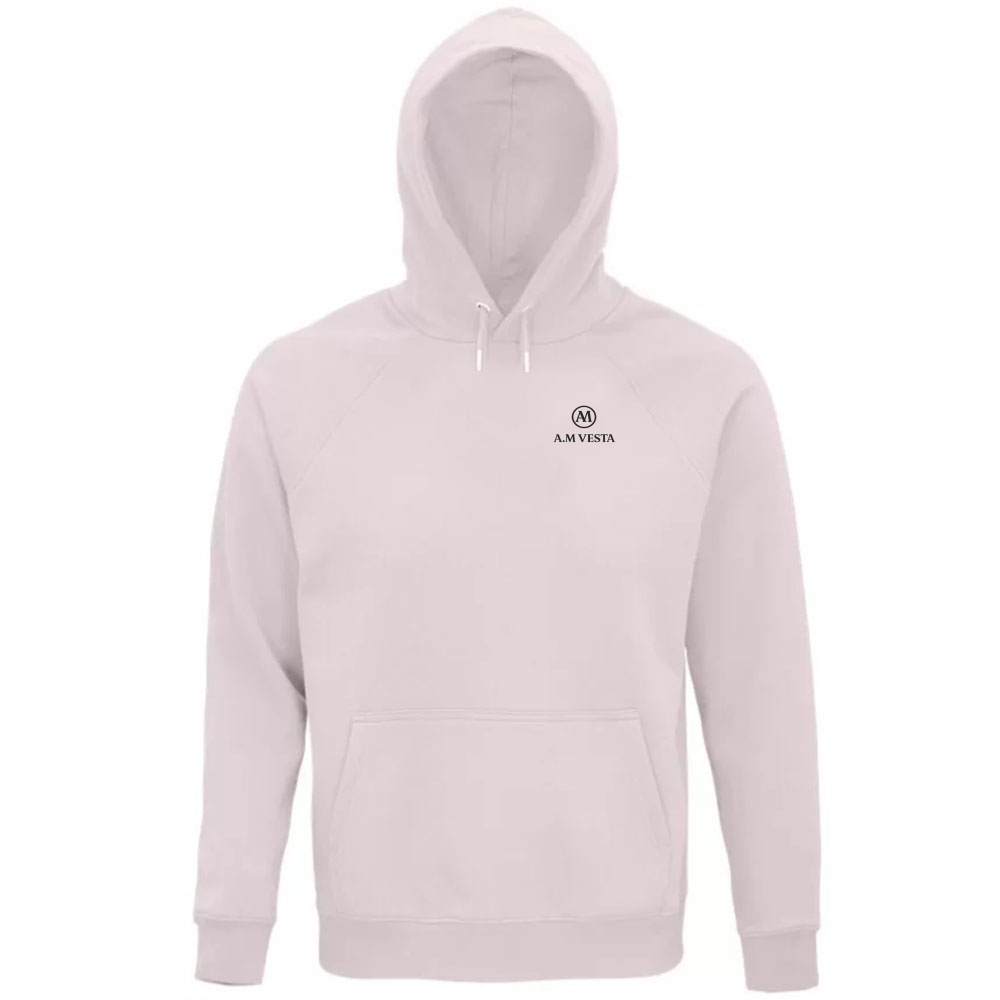 Felpa Organica Unisex con Cappuccio - Sostenibile A.M Vesta | Streetwear Premium | A.M Vesta | pink