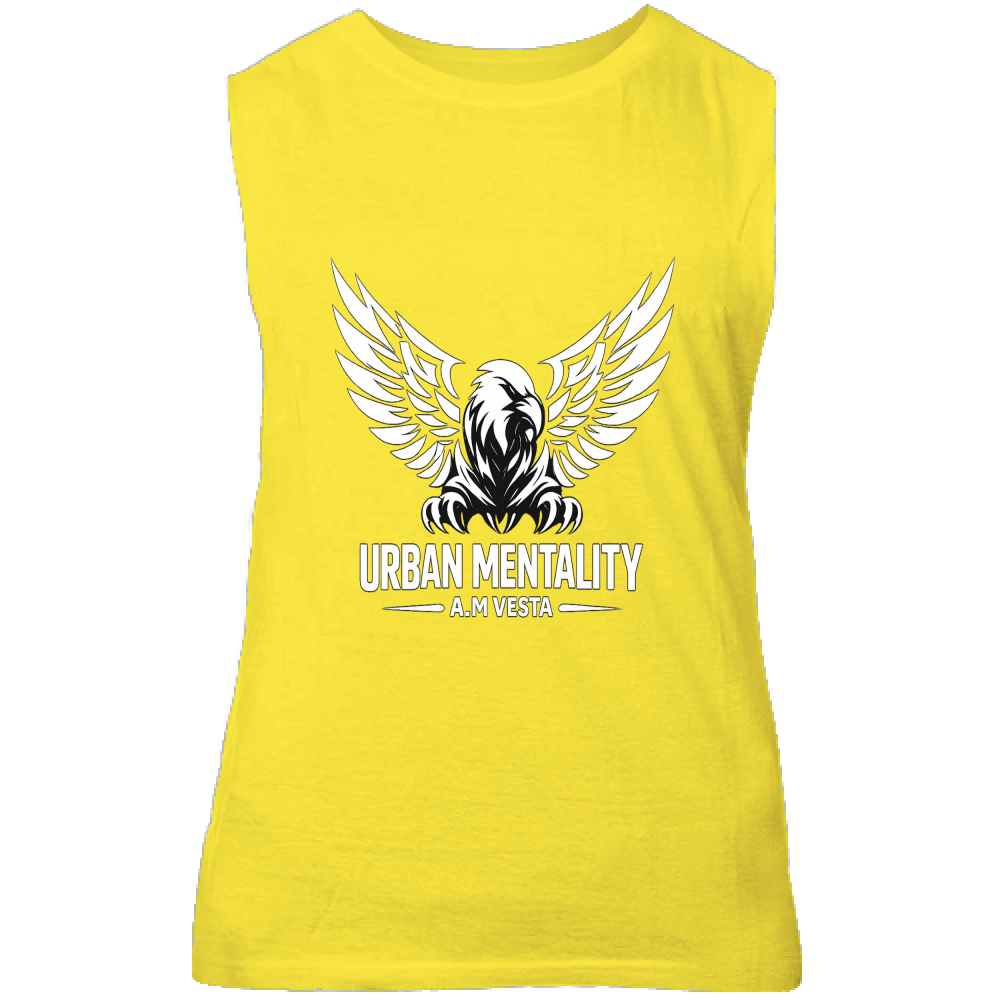 Canotta Unisex Urban Mentality - 6 Colori - Design Esclusivo A.M Vesta | Streetwear Premium | A.M Vesta | yellow