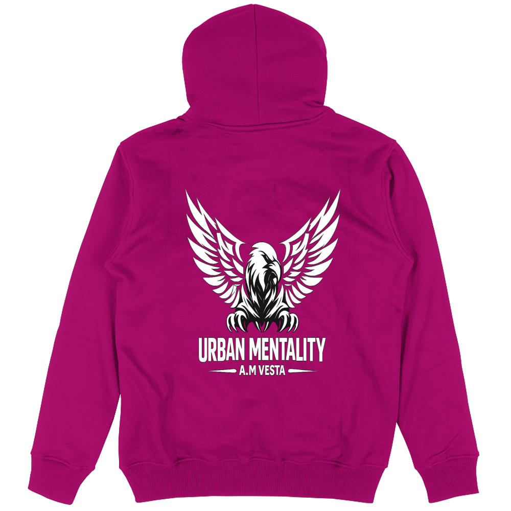 Felpa Unisex Urban Mentality con Cappuccio - 9 Colori - Design Esclusivo A.M Vesta | Streetwear Premium | A.M Vesta |