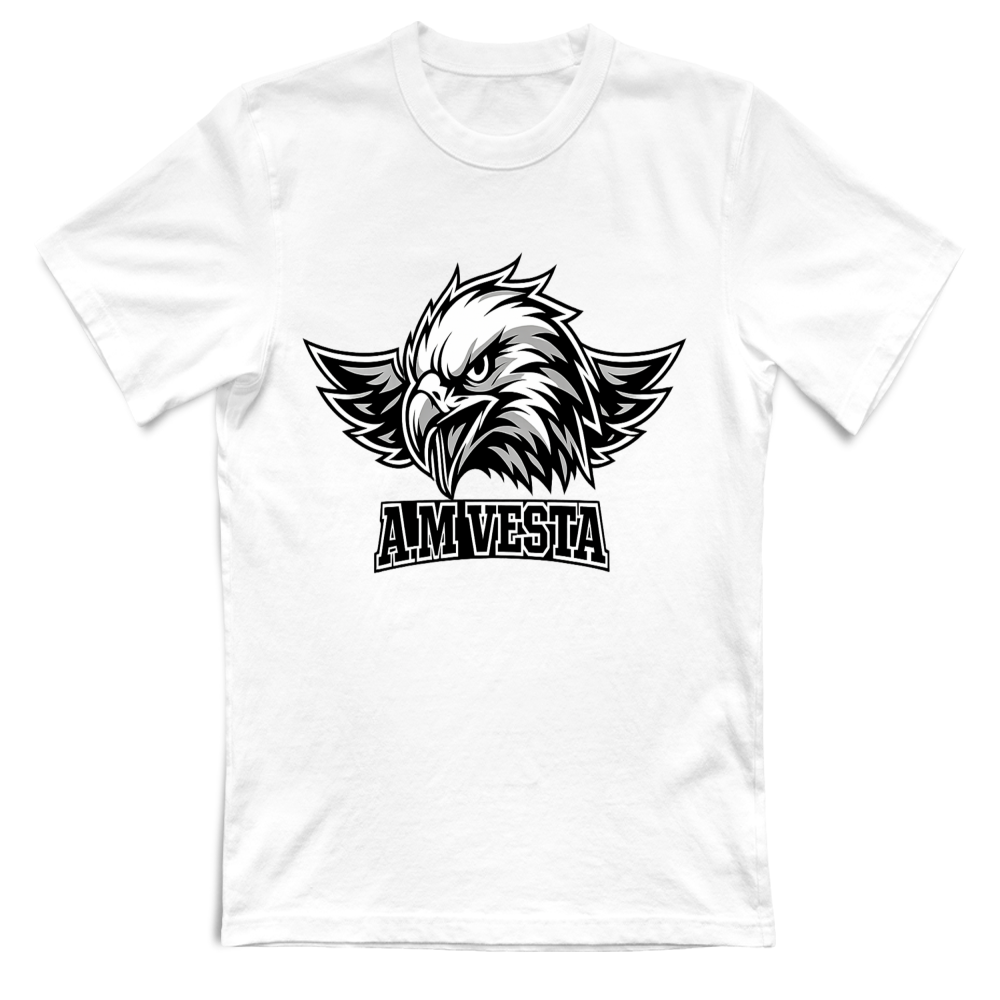 T-Shirt Unisex Logo A.M Vesta - 18 Colori - Design Esclusivo | Streetwear Premium | A.M Vesta | white
