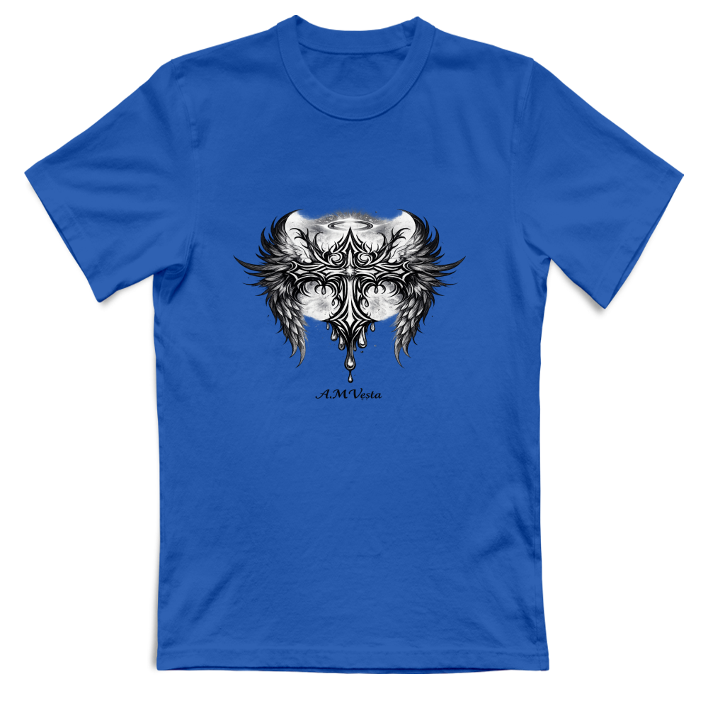 T-Shirt Unisex Angeli - Design Esclusivo A.M Vesta | Streetwear Premium | A.M Vesta | blueroyal