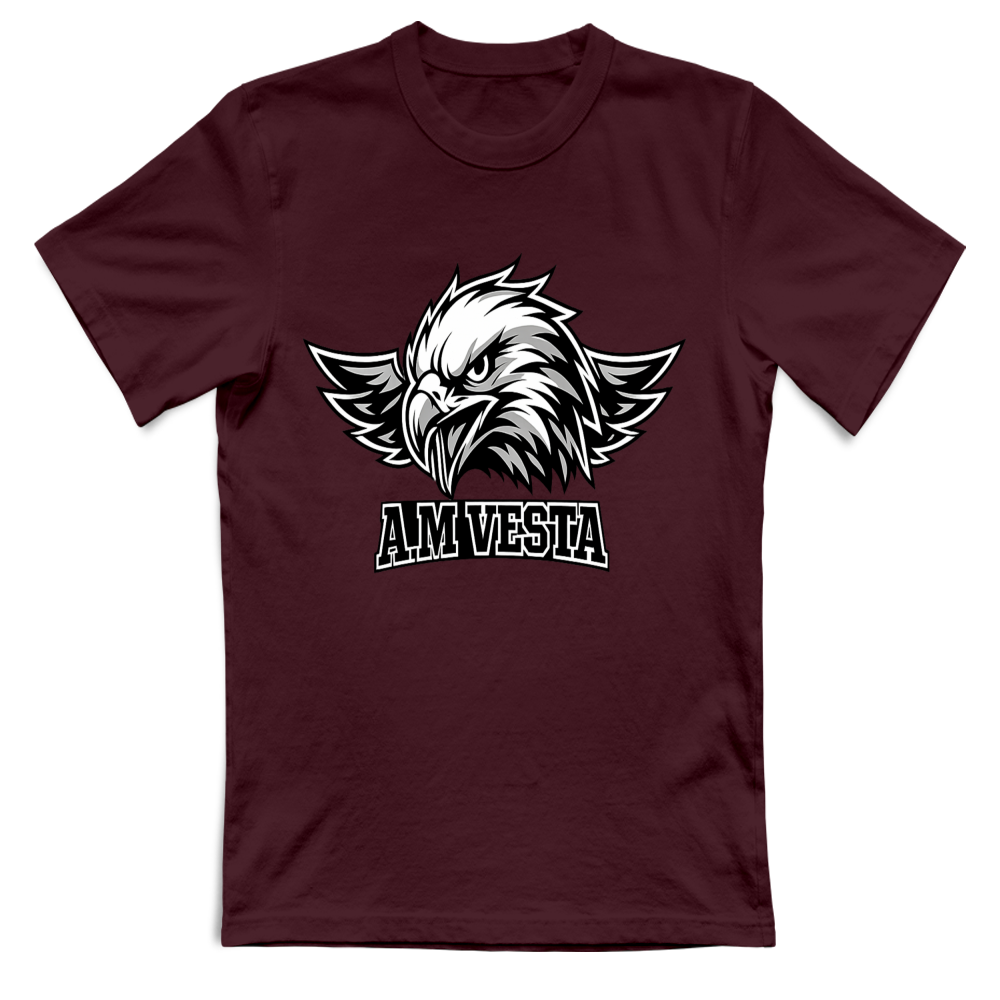 T-Shirt Unisex Logo A.M Vesta - 18 Colori - Design Esclusivo | Streetwear Premium | A.M Vesta | bordeaux