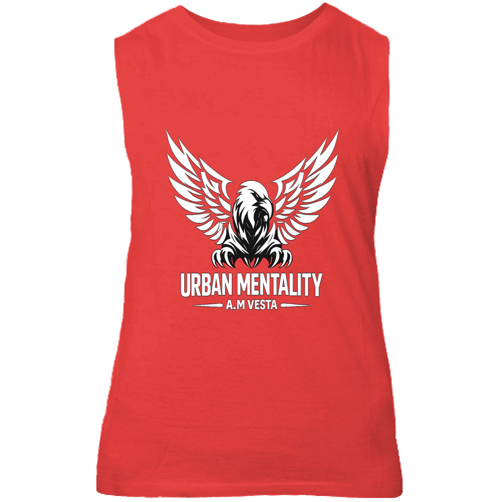 Canotta Unisex Urban Mentality - 6 Colori - Design Esclusivo A.M Vesta | Streetwear Premium | A.M Vesta | red