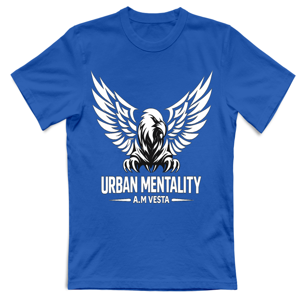 T-Shirt Unisex Urban Mentality - 7 Colori - Design Esclusivo A.M Vesta | Streetwear Premium | A.M Vesta | blueroyal