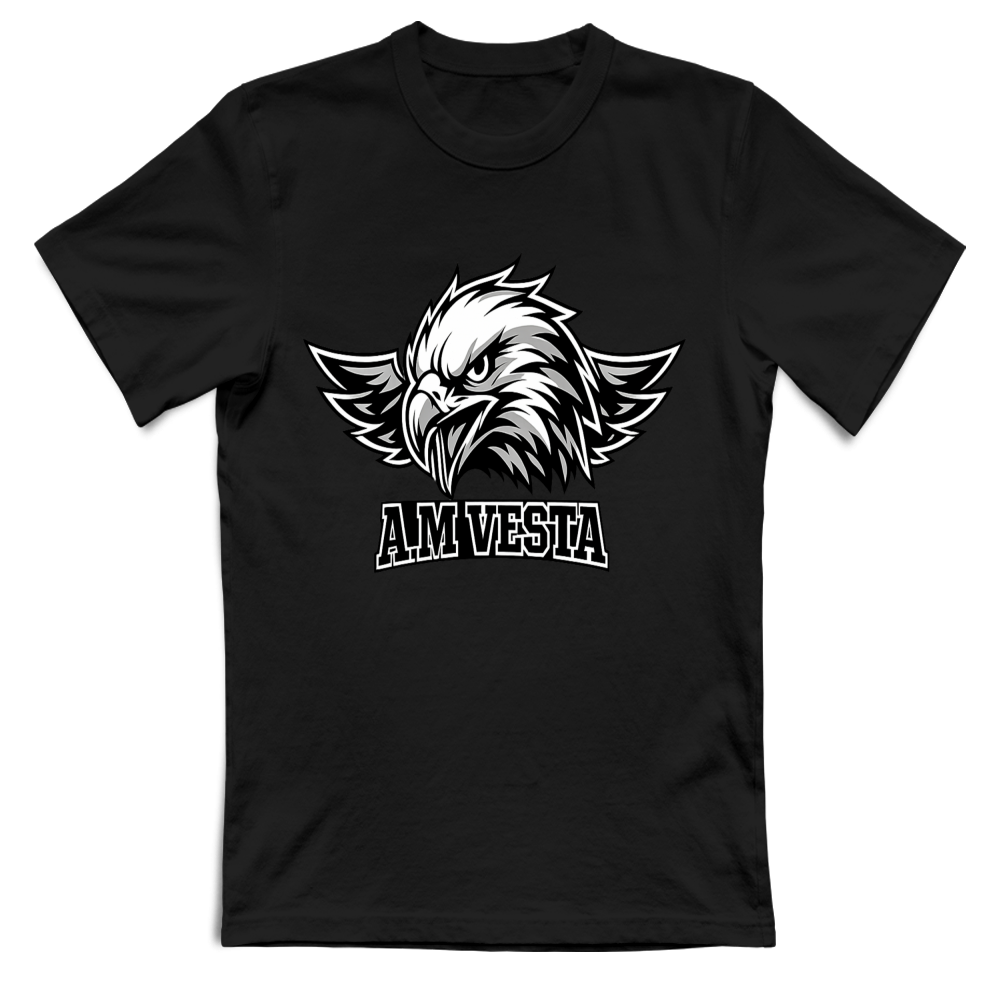 T-Shirt Unisex Logo A.M Vesta - 18 Colori - Design Esclusivo | Streetwear Premium | A.M Vesta | black