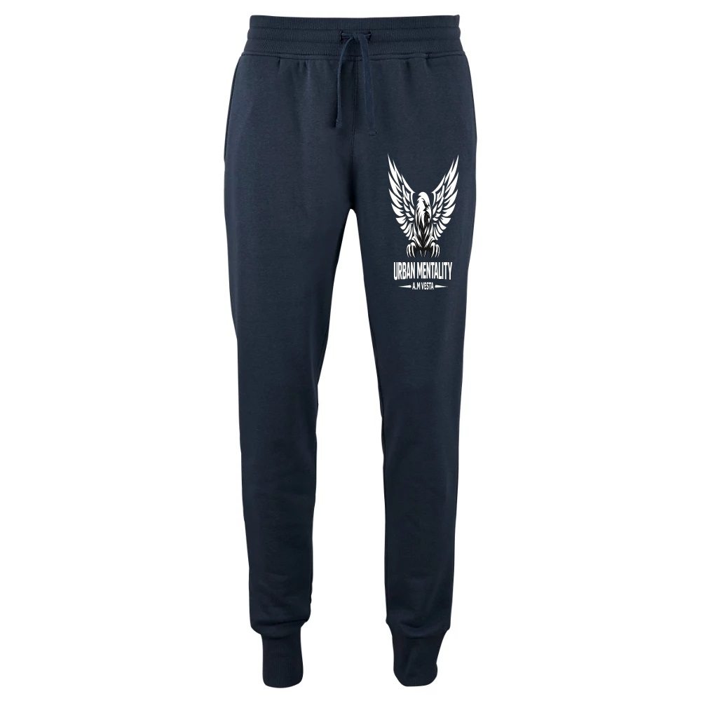 Pantalone Tuta Unisex Urban Mentality Slim Fit - 3 Colori - Design Esclusivo A.M Vesta | Streetwear Premium | A.M Vesta | navy
