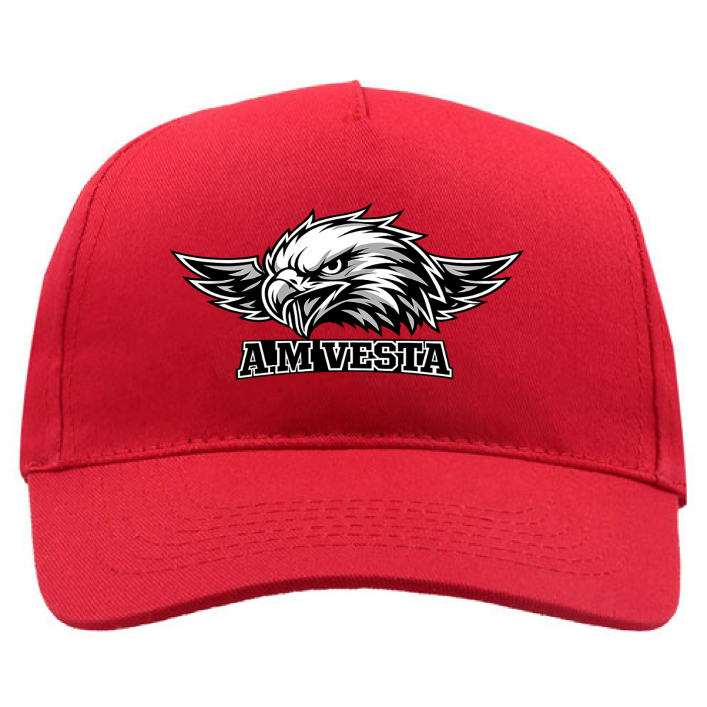 Baseball Cap Unisex Premium Logo A.M Vesta - 4 Colori - Design Esclusivo | Streetwear Premium | A.M Vesta | red T.U.