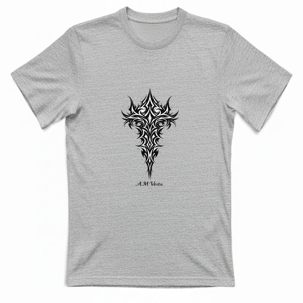 T-Shirt Unisex Tribal - Design Esclusivo A.M Vesta | Streetwear Premium | A.M Vesta | greymarble