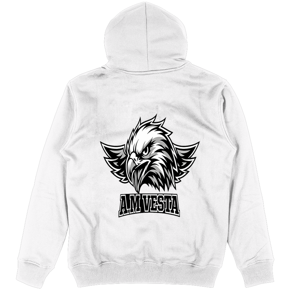 Felpa Unisex con Cappuccio Logo A.M Vesta - 10 Colori - Design Esclusivo | Streetwear Premium | A.M Vesta |