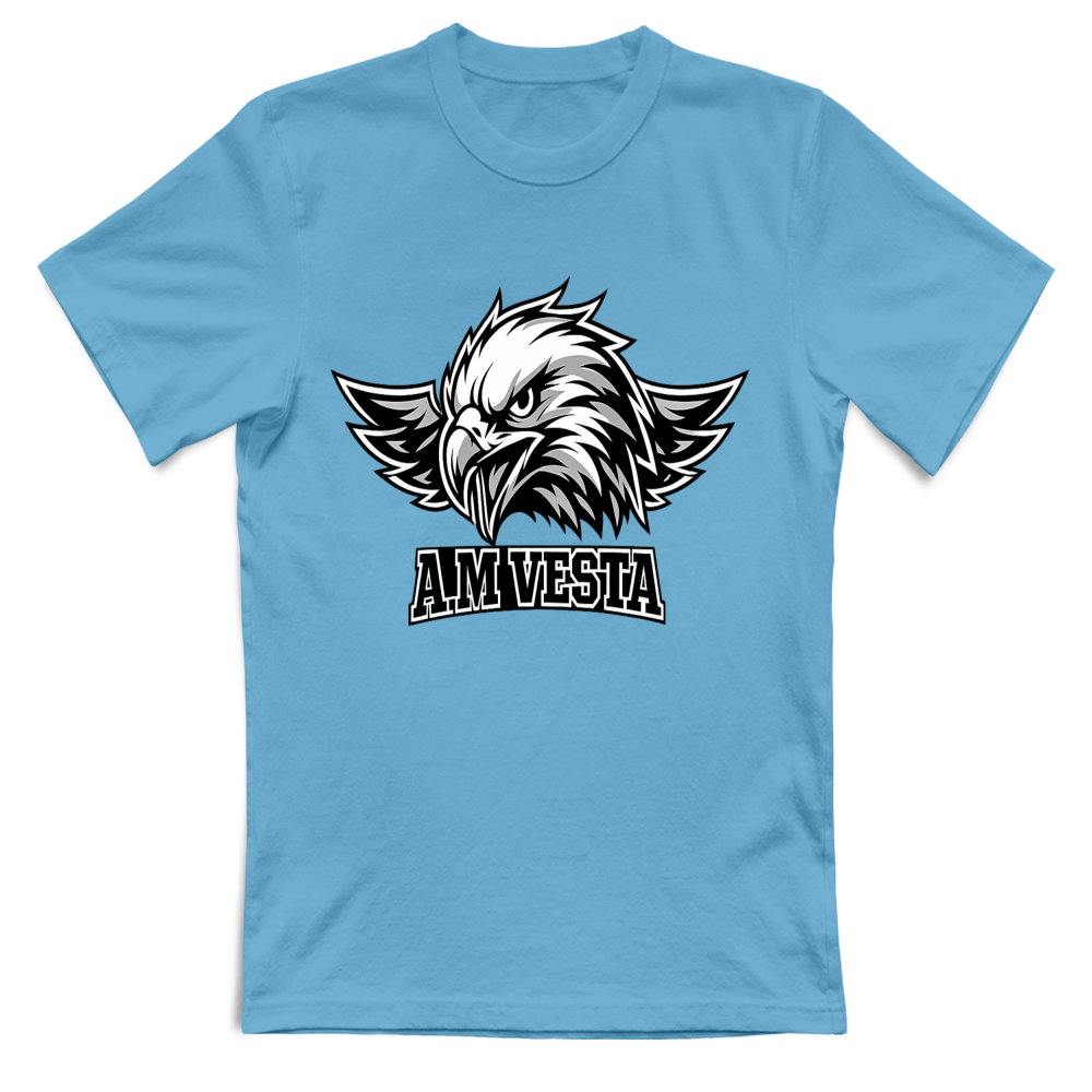 T-Shirt Unisex Logo A.M Vesta - 18 Colori - Design Esclusivo | Streetwear Premium | A.M Vesta | lightblue