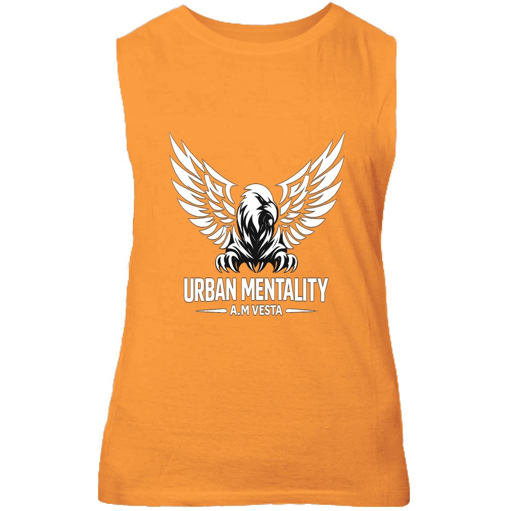 Canotta Unisex Urban Mentality - 6 Colori - Design Esclusivo A.M Vesta | Streetwear Premium | A.M Vesta | orange