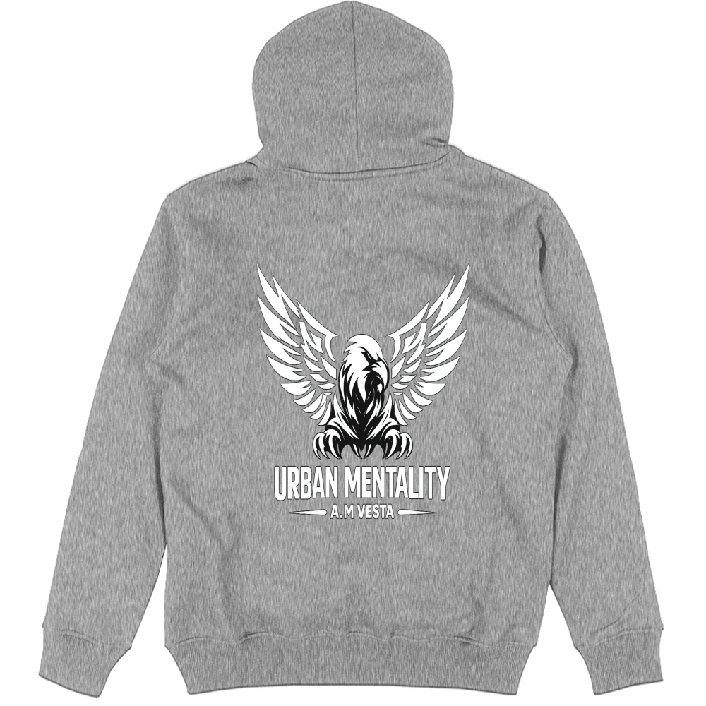Felpa Unisex Urban Mentality con Cappuccio - 9 Colori - Design Esclusivo A.M Vesta | Streetwear Premium | A.M Vesta |