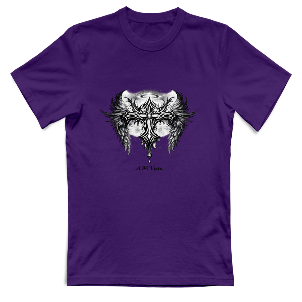 T-Shirt Unisex Angeli - Design Esclusivo A.M Vesta | Streetwear Premium | A.M Vesta | deepberry