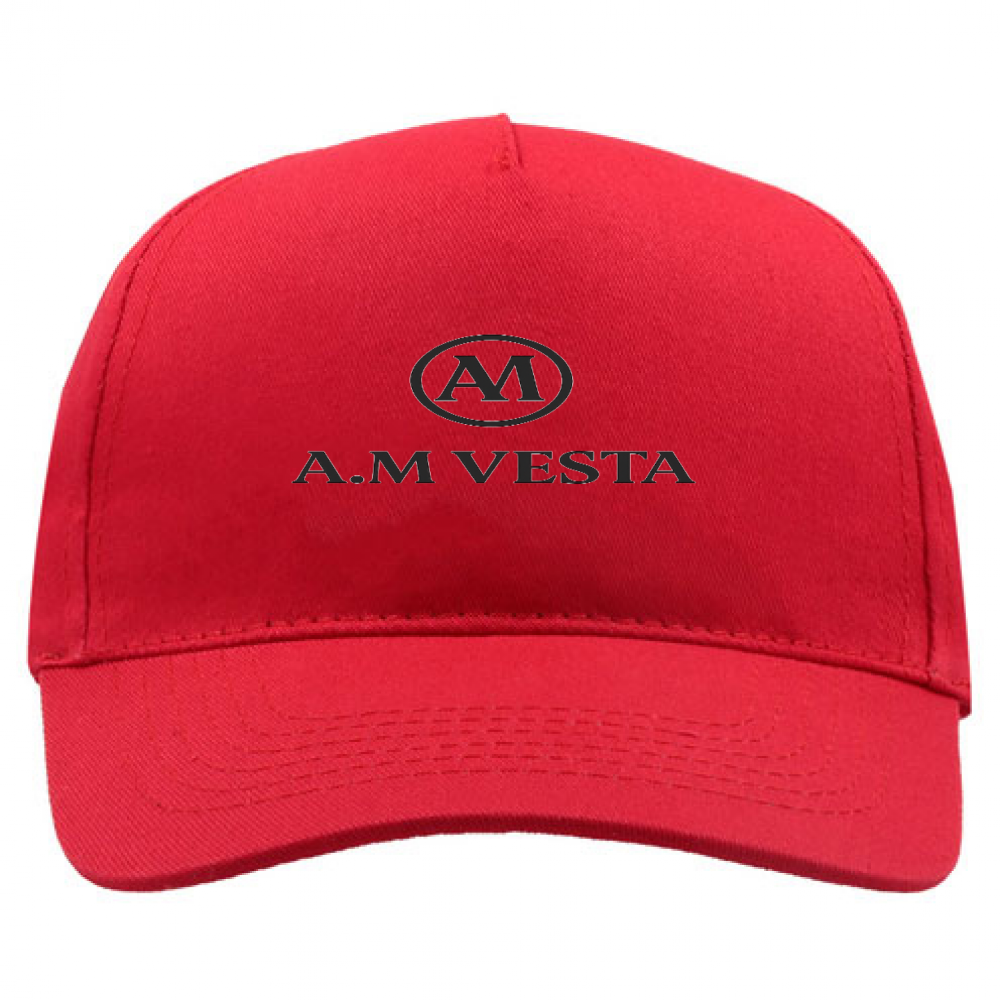 Baseball Cap Unisex - Cappellino Classico A.M Vesta. | Streetwear Premium | A.M Vesta | red T.U.