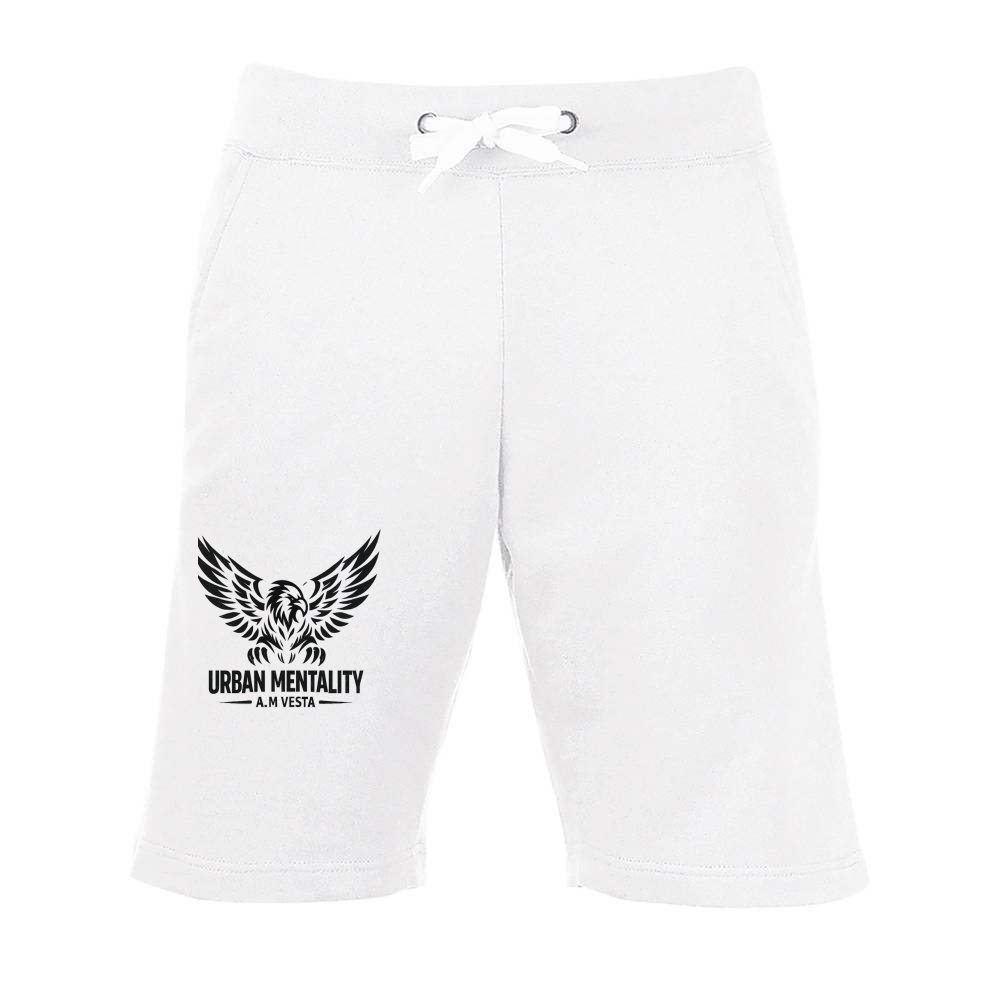 Pantaloncino Unisex Urban Mentality - Design Esclusivo A.M Vesta | Streetwear Premium | A.M Vesta | white