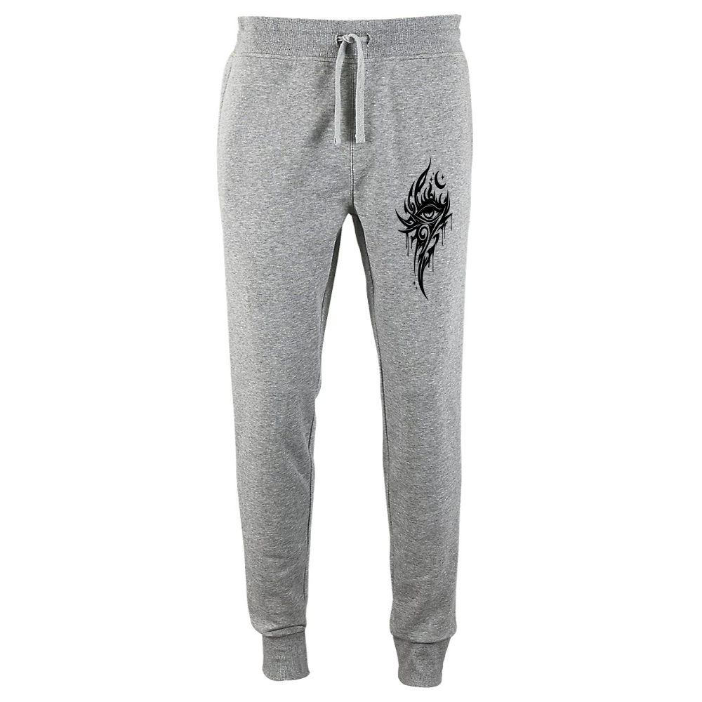 Pantalone Tuta Tribal - Design Esclusivo A.M Vesta. | Streetwear Premium | A.M Vesta | heathergrey