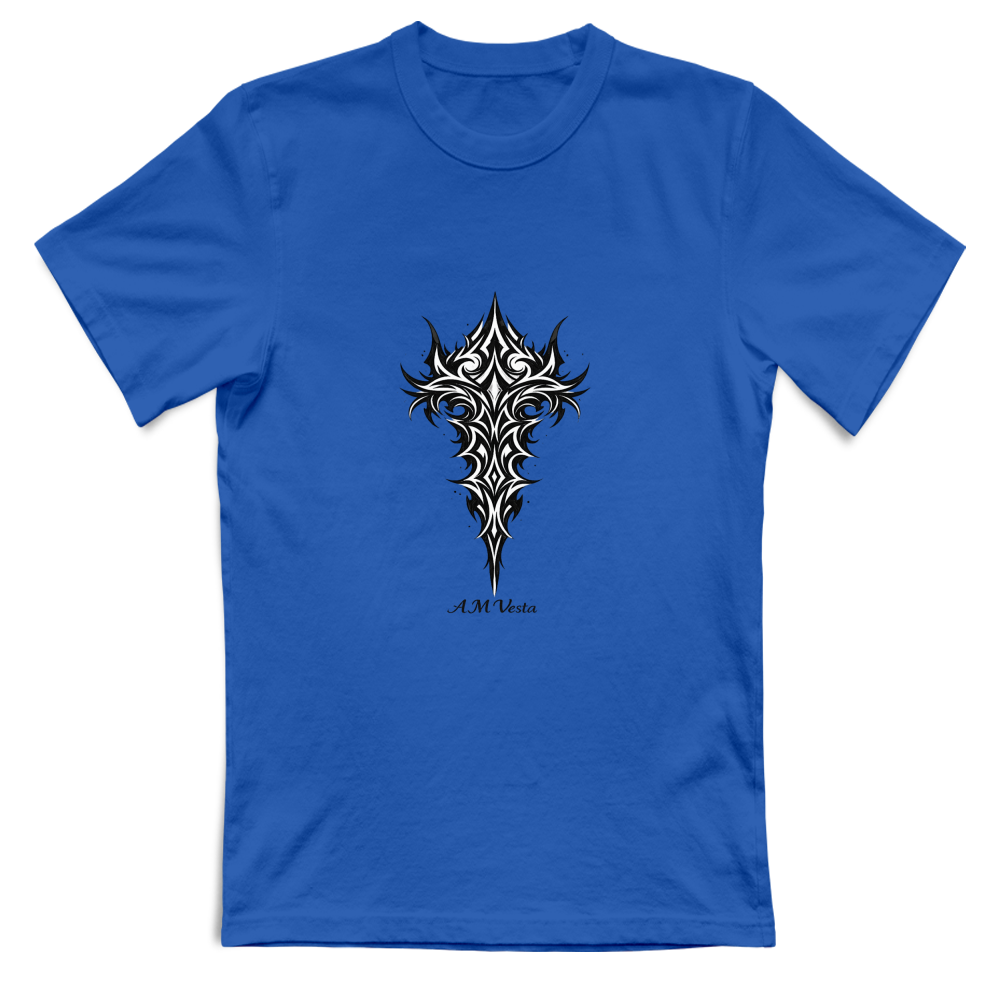 T-Shirt Unisex Tribal - Design Esclusivo A.M Vesta | Streetwear Premium | A.M Vesta | blueroyal