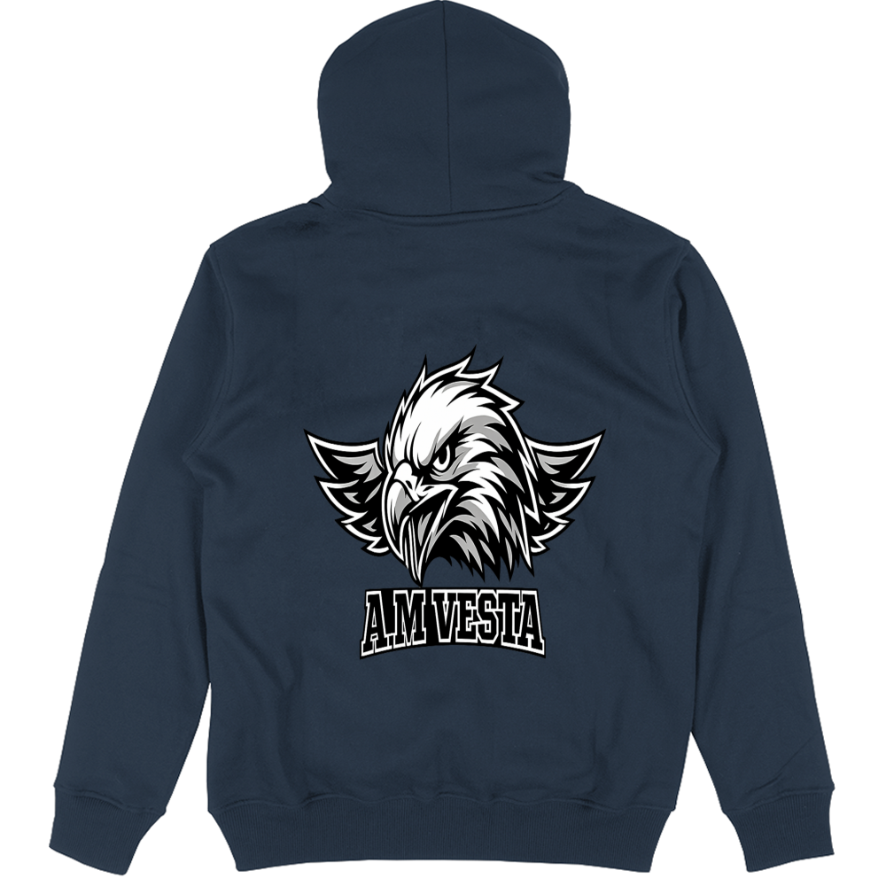 Felpa Unisex con Cappuccio Logo A.M Vesta - 10 Colori - Design Esclusivo | Streetwear Premium | A.M Vesta |