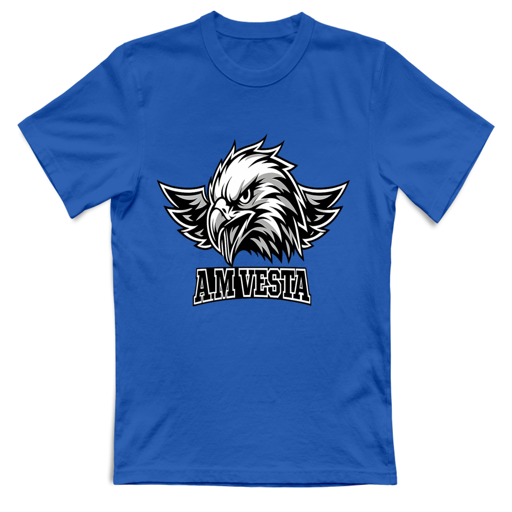 T-Shirt Unisex Logo A.M Vesta - Taglie Forti 3XL 4XL - 6 Colori - Design Esclusivo | Streetwear Premium | A.M Vesta | blueroyal
