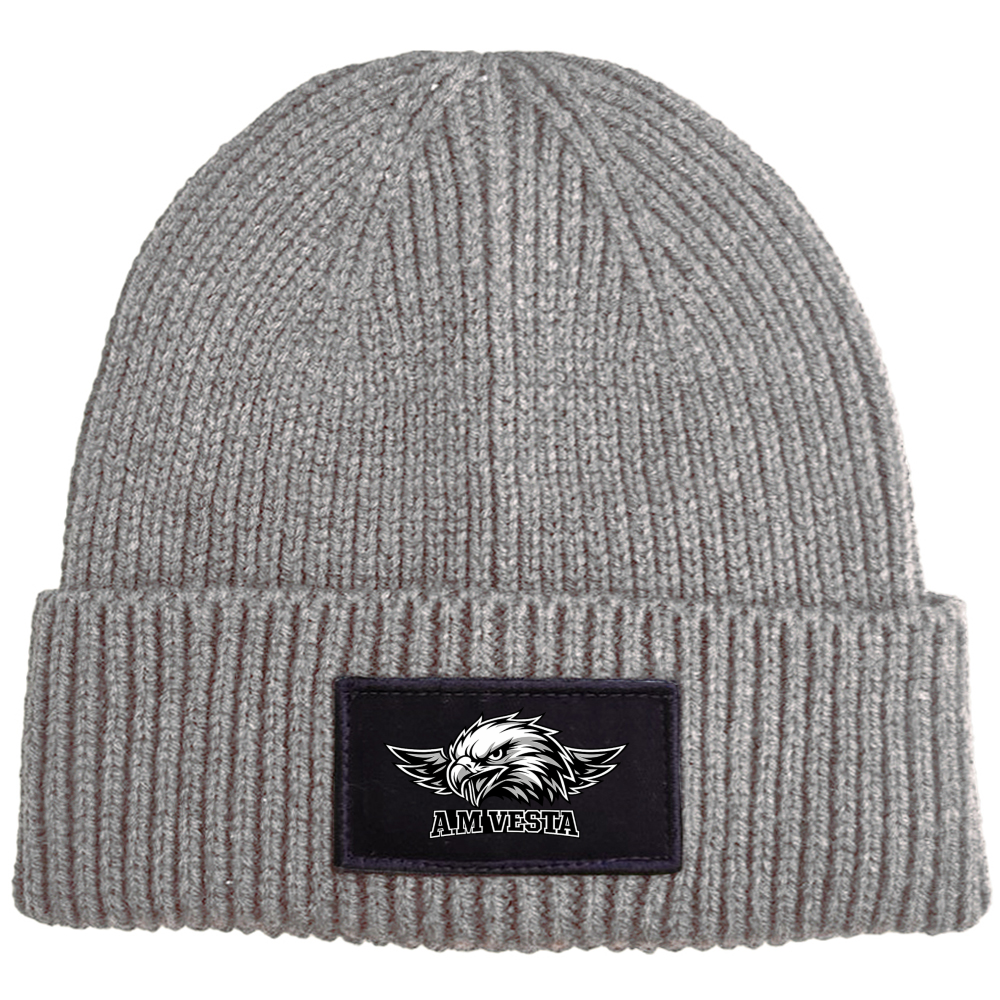 Berretto Beanie Unisex Premium Logo A.M Vesta - 4 Colori - Design Esclusivo | Streetwear Premium | A.M Vesta | lightgrey T.U.