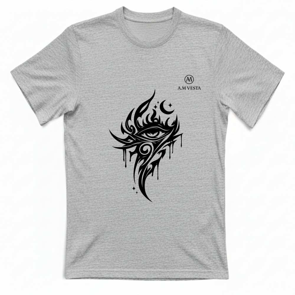 T-Shirt Unisex Tribale - Design Esclusivo A.M Vesta | Streetwear Premium | A.M Vesta | greymarble