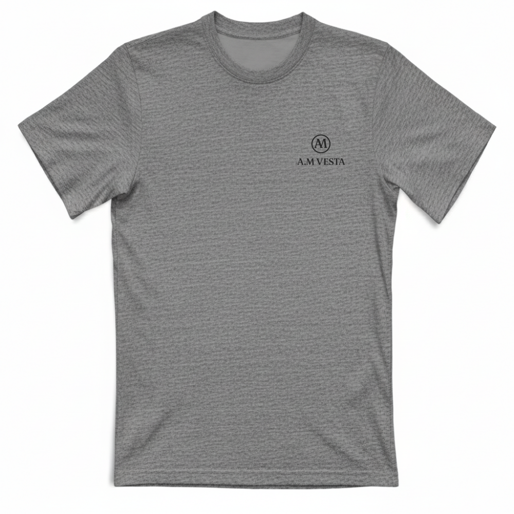 T-Shirt Unisex Classica - Essenziale A.M Vesta. | Streetwear Premium | A.M Vesta | heathergrey Unisex
