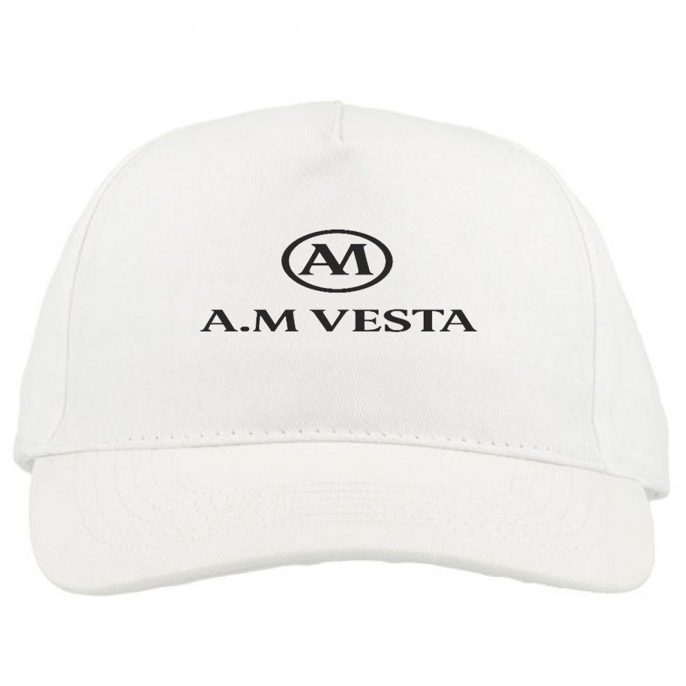 Baseball Cap Unisex - Cappellino Classico A.M Vesta. | Streetwear Premium | A.M Vesta | white T.U.