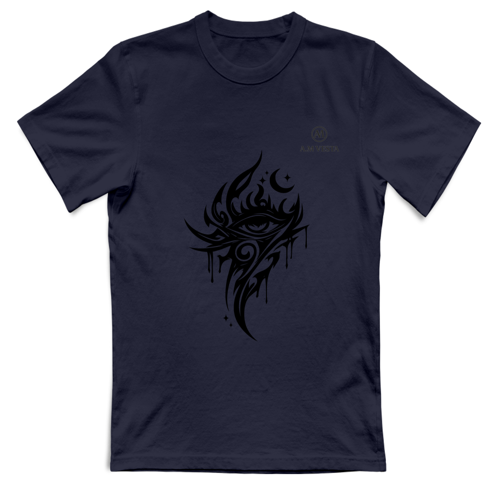 T-Shirt Unisex Tribale - Design Esclusivo A.M Vesta | Streetwear Premium | A.M Vesta | navy