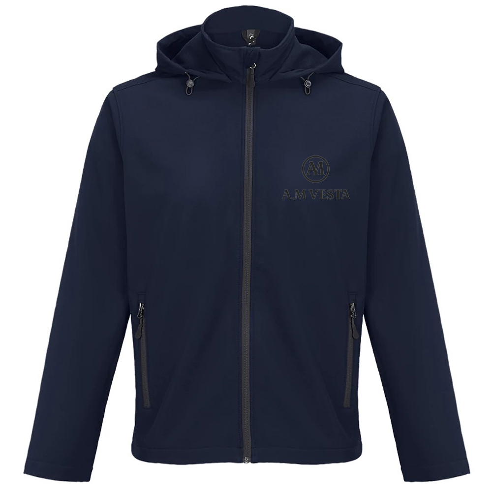 Giacca con Cappuccio Softshell Unisex - Tecnica A.M Vesta. | Streetwear Premium | A.M Vesta | navy