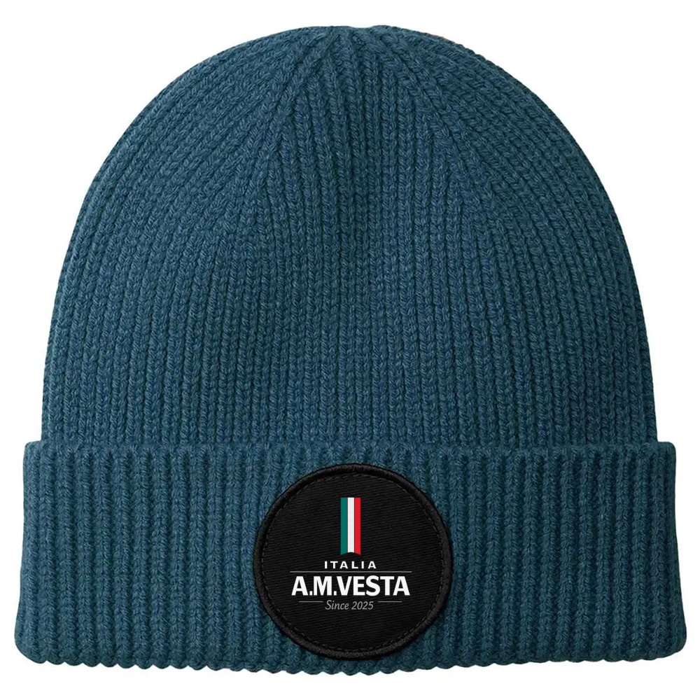 Berretto Premium Italia - Design Esclusivo A.M Vesta | Streetwear Premium | A.M Vesta | blue T.U.