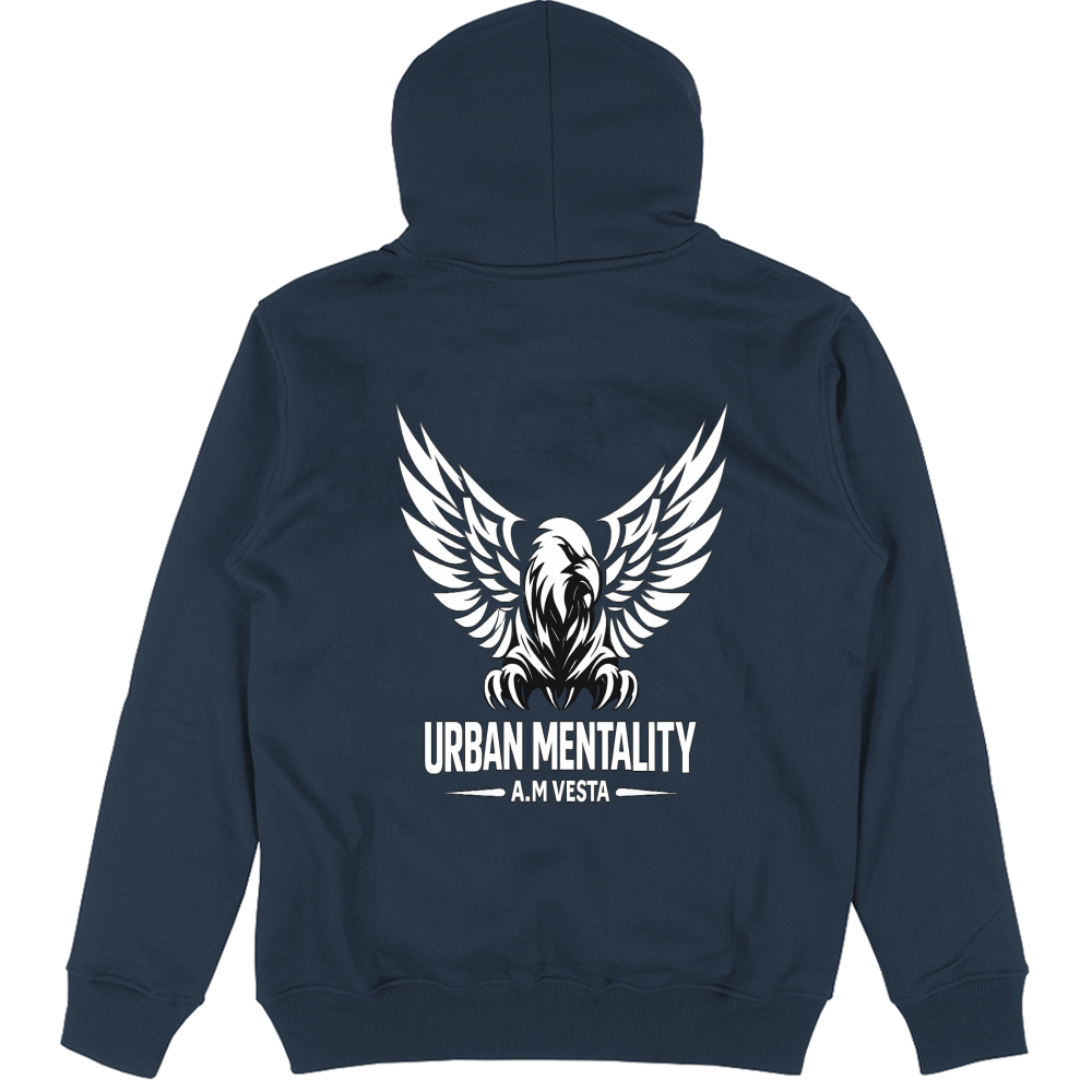 Felpa Unisex Urban Mentality con Cappuccio - 9 Colori - Design Esclusivo A.M Vesta | Streetwear Premium | A.M Vesta |