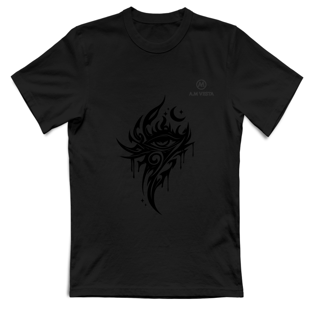 T-Shirt Unisex Tribale - Design Esclusivo A.M Vesta | Streetwear Premium | A.M Vesta | black