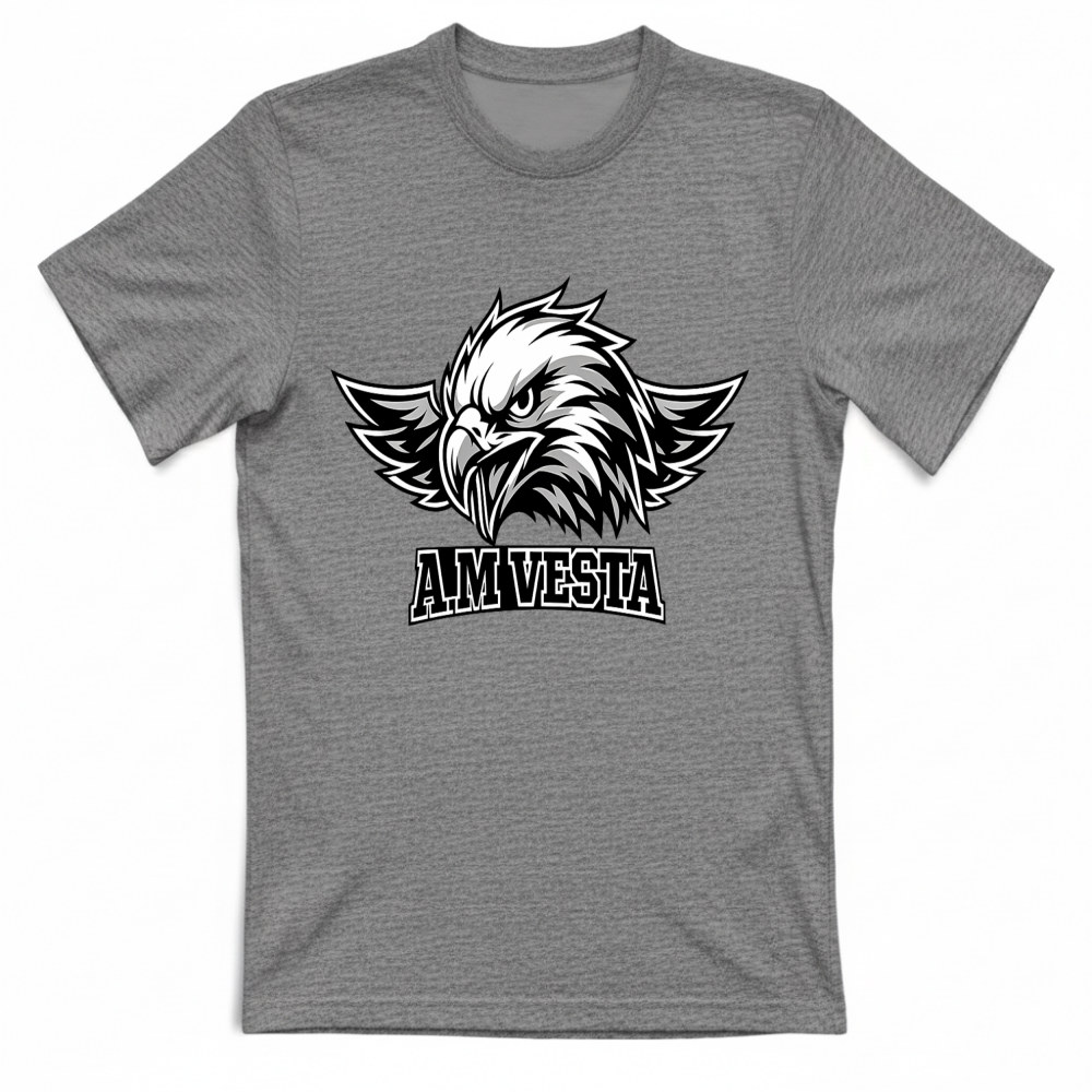 T-Shirt Unisex Logo A.M Vesta - 18 Colori - Design Esclusivo | Streetwear Premium | A.M Vesta | heathergrey
