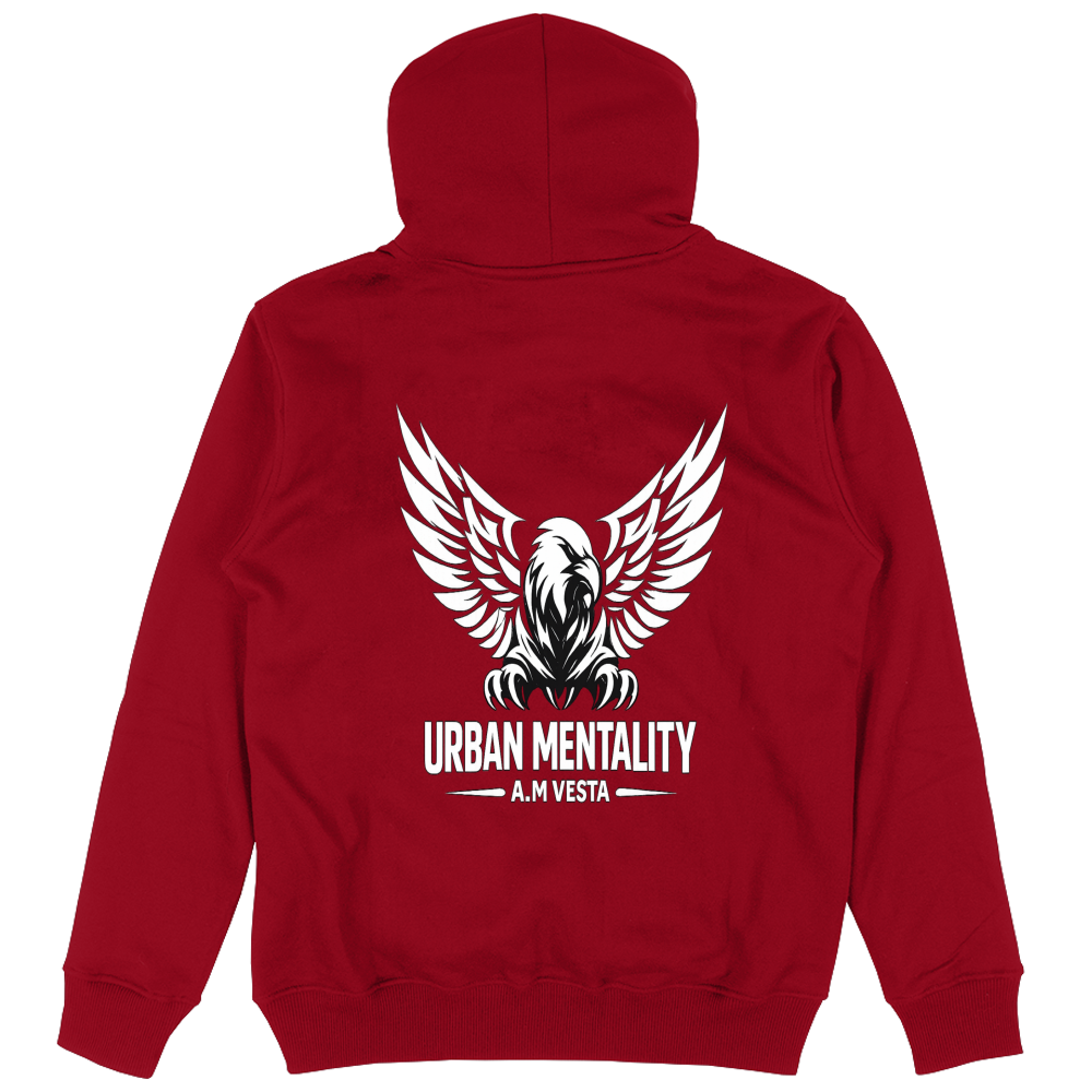 Felpa Unisex Urban Mentality con Cappuccio - 9 Colori - Design Esclusivo A.M Vesta | Streetwear Premium | A.M Vesta |