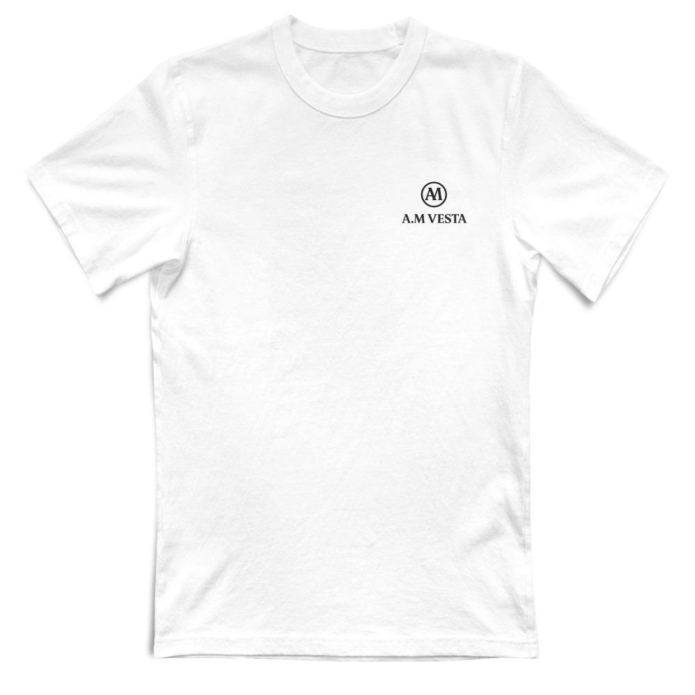 T-Shirt Unisex Classica - Essenziale A.M Vesta. | Streetwear Premium | A.M Vesta | white Unisex