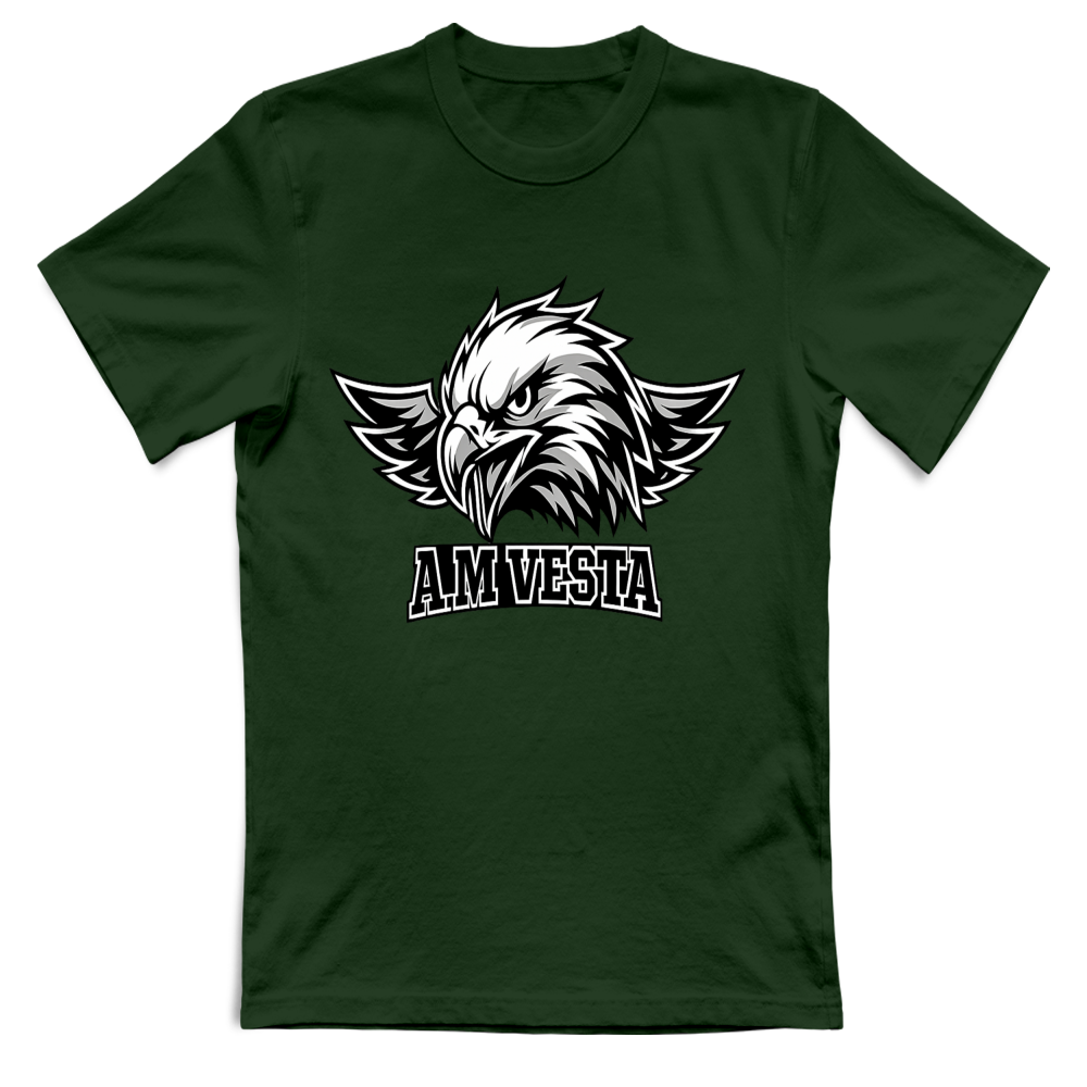T-Shirt Unisex Logo A.M Vesta - 18 Colori - Design Esclusivo | Streetwear Premium | A.M Vesta | bottlegreen