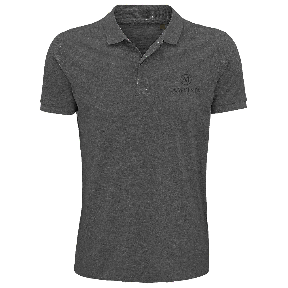 Polo Unisex Classica - Stile Elegante A.M Vesta. | Streetwear Premium | A.M Vesta | darkgrey