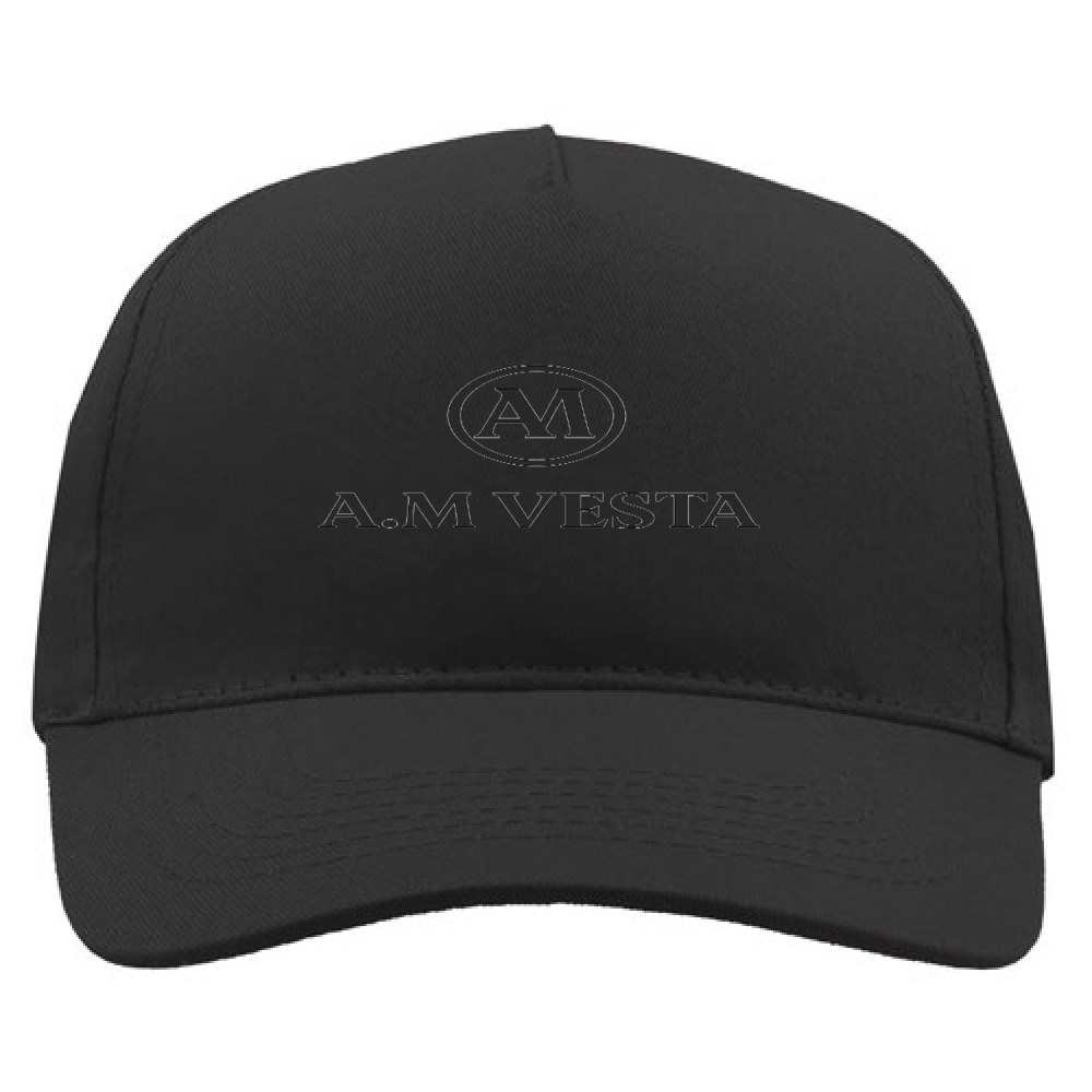 Baseball Cap Unisex - Cappellino Classico A.M Vesta. | Streetwear Premium | A.M Vesta | black T.U.