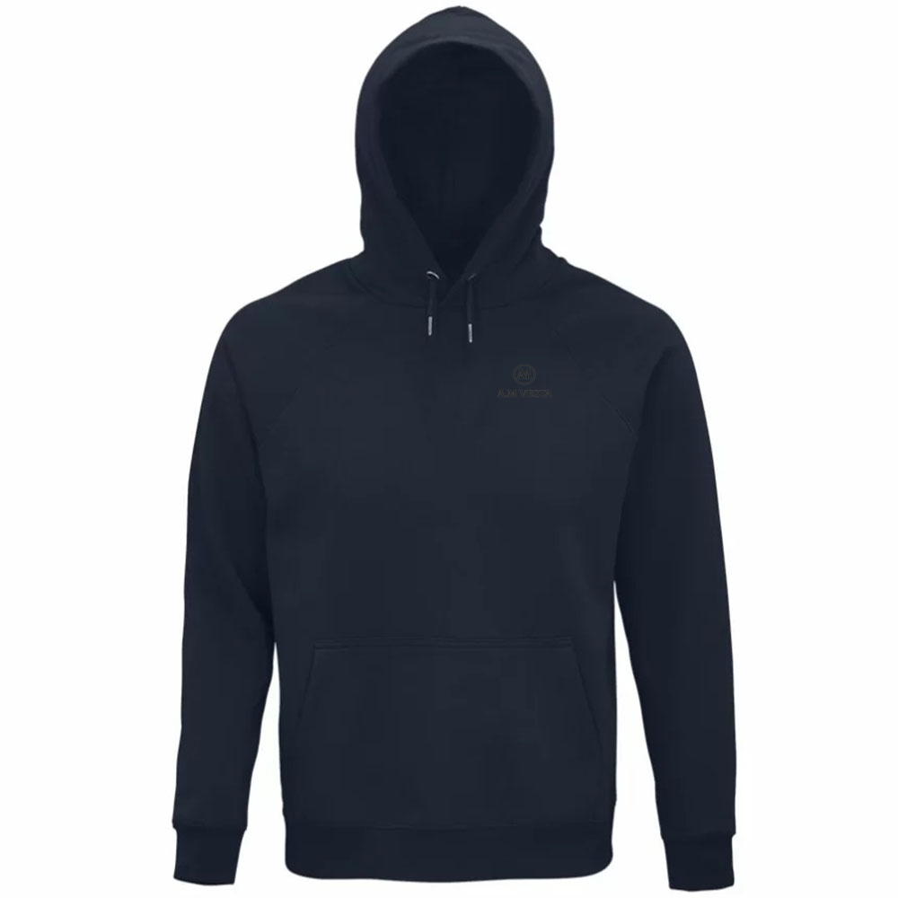 Felpa Organica Unisex con Cappuccio - Sostenibile A.M Vesta | Streetwear Premium | A.M Vesta | navy