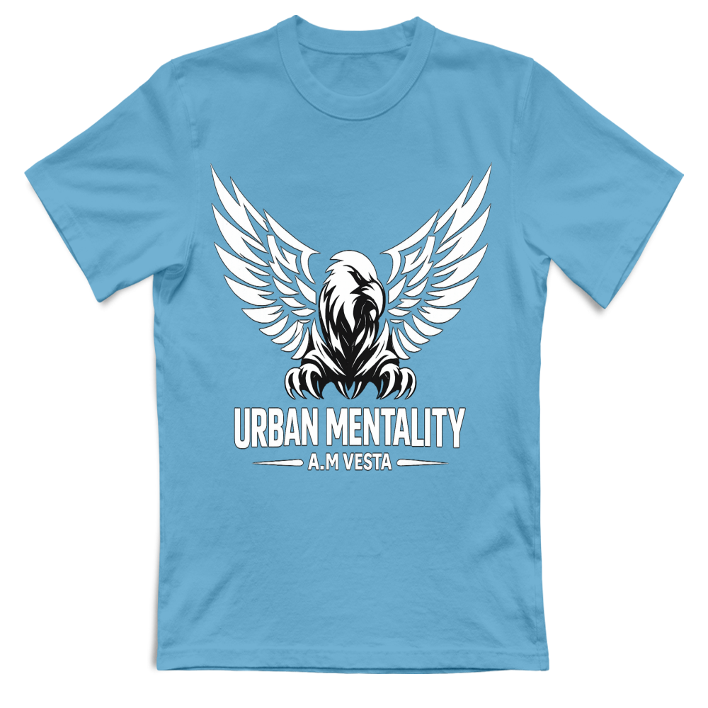 T-Shirt Unisex Urban Mentality - 7 Colori - Design Esclusivo A.M Vesta | Streetwear Premium | A.M Vesta | lightblue