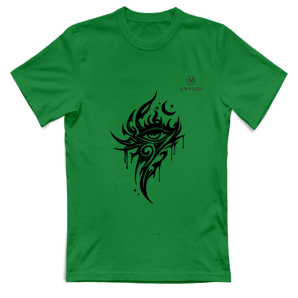 T-Shirt Unisex Tribale - Design Esclusivo A.M Vesta | Streetwear Premium | A.M Vesta | kellygreen