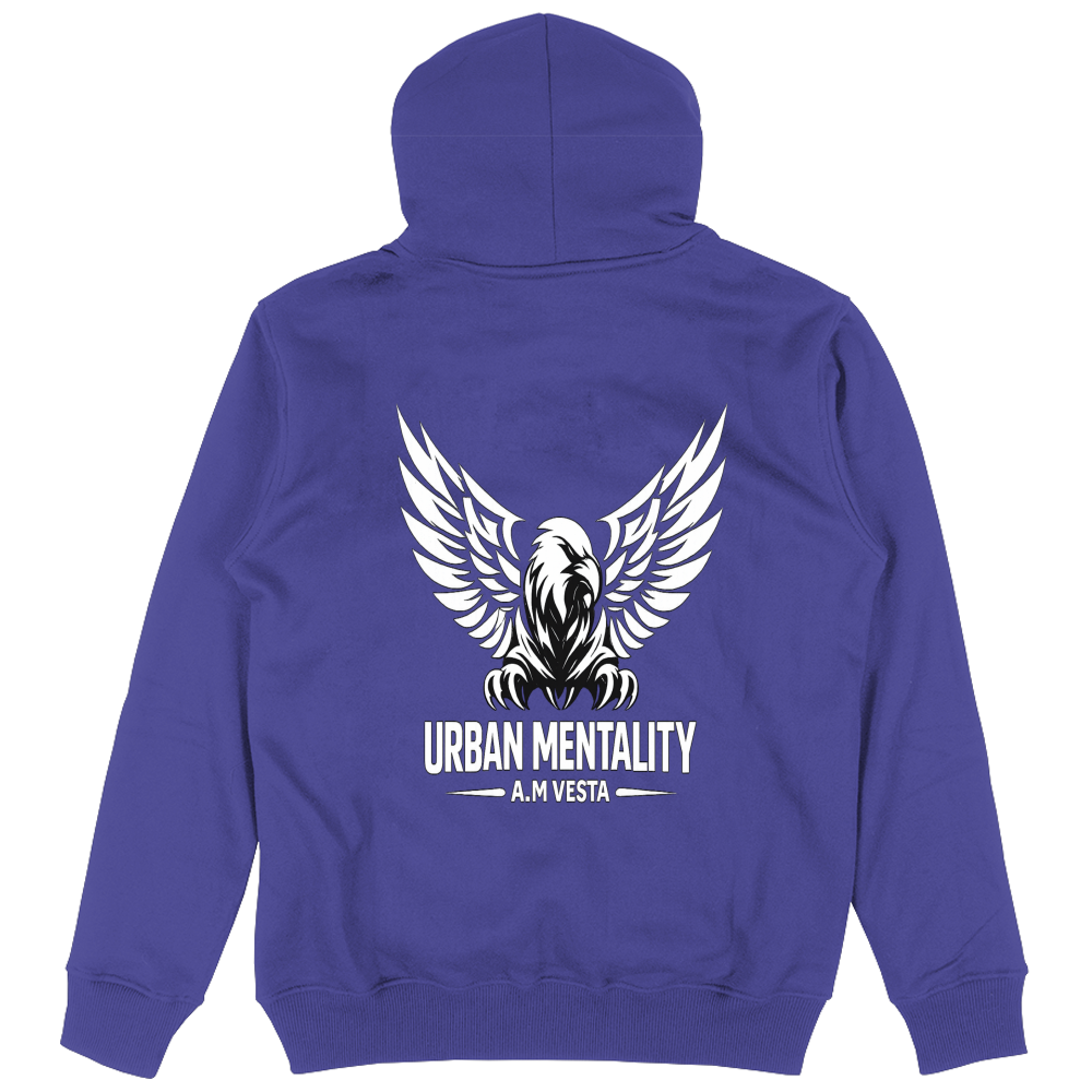 Felpa Unisex Urban Mentality con Cappuccio - 9 Colori - Design Esclusivo A.M Vesta | Streetwear Premium | A.M Vesta |