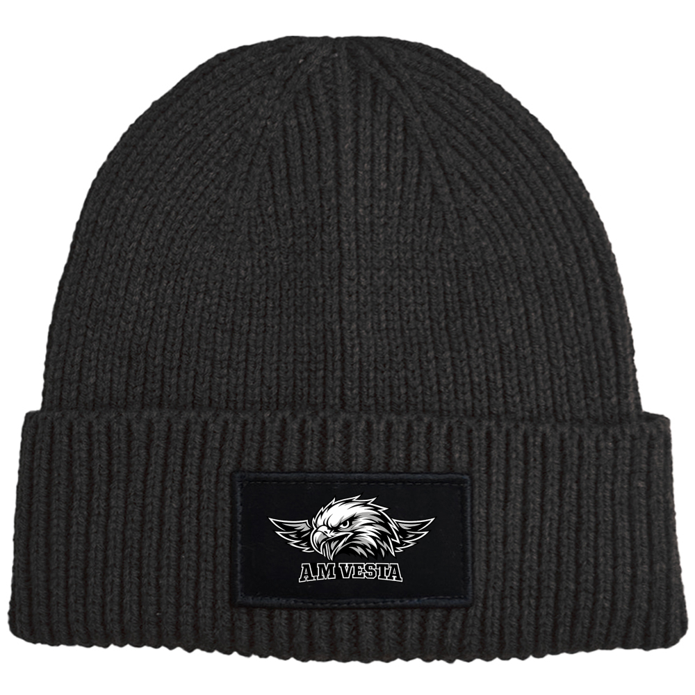 Berretto Beanie Unisex Premium Logo A.M Vesta - 4 Colori - Design Esclusivo | Streetwear Premium | A.M Vesta | black T.U.