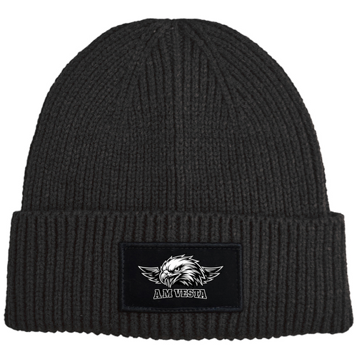 Berretto Beanie Unisex Premium Logo A.M Vesta - 4 Colori - Design Esclusivo | Streetwear Premium | A.M Vesta | black T.U.