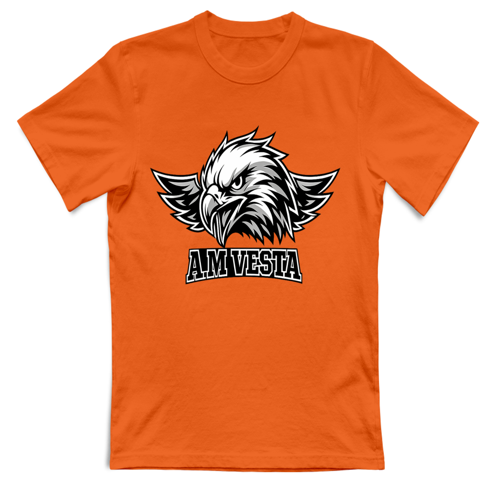 T-Shirt Unisex Logo A.M Vesta - 18 Colori - Design Esclusivo | Streetwear Premium | A.M Vesta | neonorange